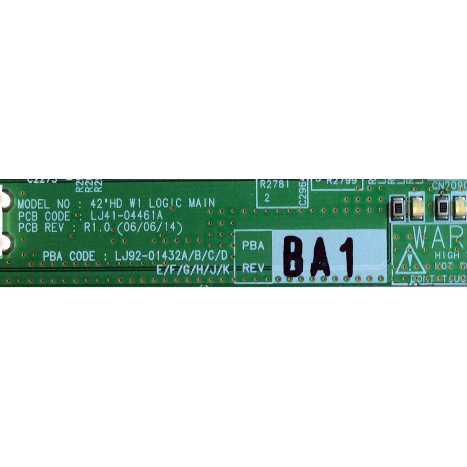 MAIN LOGICA / LJ92-01432B / LJ41-04461A / 996500042145 /  PANEL S42AX-YB02 / MODELOS  42PF9431D / 42HF7444T / 27 / 42PFL5332D / 37 / 42PF7320A / 37 / 42HF7544R / 27 / 50PFP5332D / 37 / 42PFP5332D / 37 / 42PF9631D / 37 /42PF7321D / 37 / 42PF5321D / 37 - Imagen 2