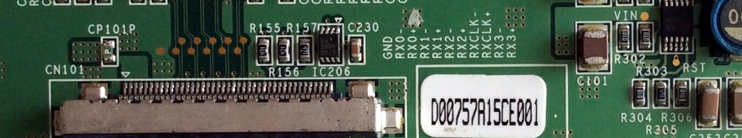 T-CON / SONY LJ94-00757A / 320W3C4LV3.0 / D00757A15CE0001	 - Imagen 2