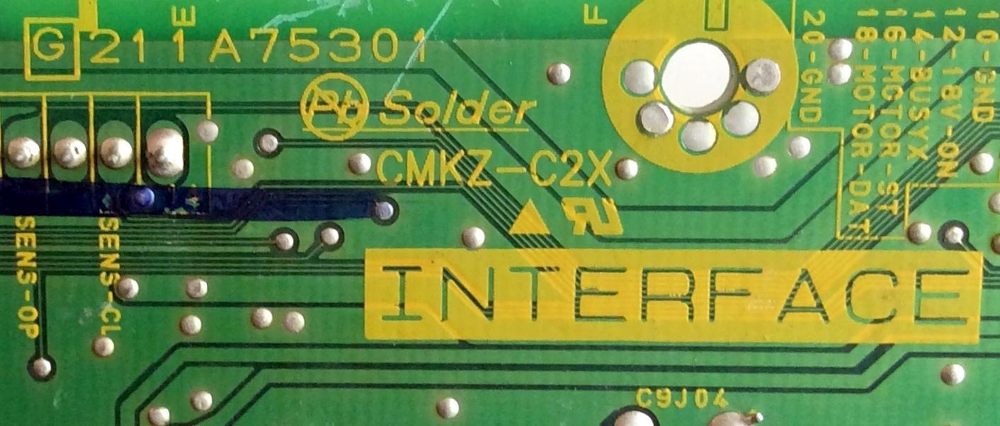 TARJETA INTERFACE / MITSUBISHI 934C155001 / 211A75301 / MODELOS WD-52526 / WD-52528 / WD-62527 / WD-52527 / WD-62526 / WD-62528 - Imagen 2