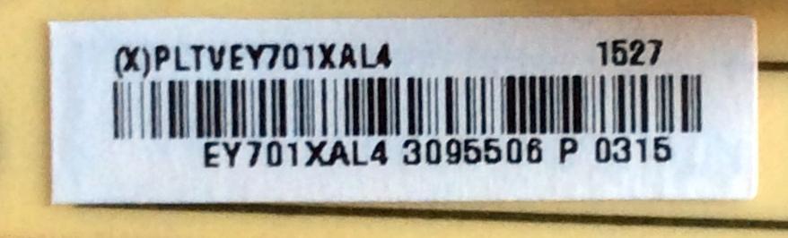 FUENTE DE PODER / BEST BUY / SHARP PLTVEY701XAL4 / 715G6335-P02-003-003M / PANEL TPT500J1-HVN07.U REV:S600B / MODELOS LC-50LB371U / LC-50LB371C / LC-50LB371U - Imagen 2