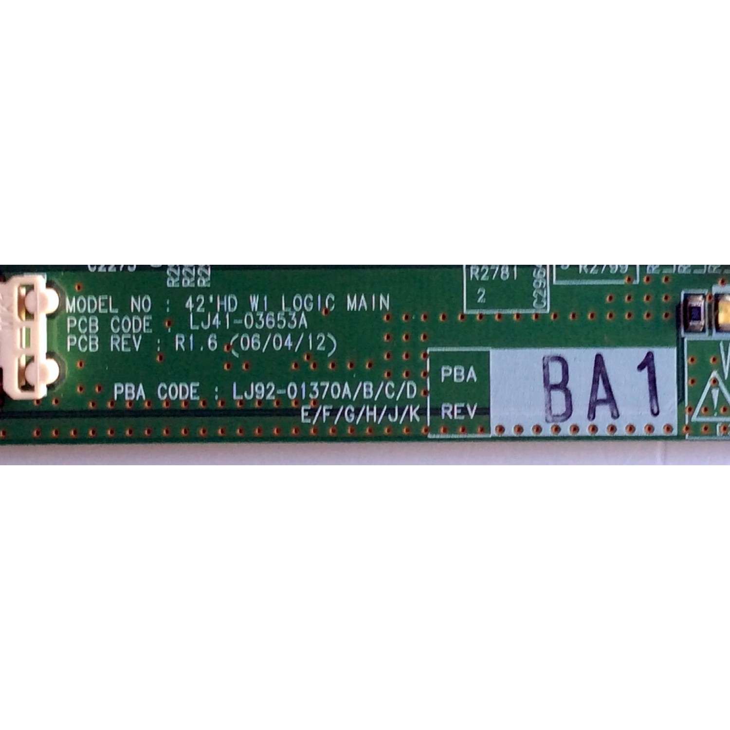 MAIN LOGICA / PHILIPS 996500036815 / LJ92-01370B / LJ41-03653A / REV: BA1 / MODELOS 42PF5332D/37 / 42PF7321D/37 / 42PF7321D/37B / 42PF9431D/37 / 42PF9631D/37 / 42PFP5332D/37	 - Imagen 2