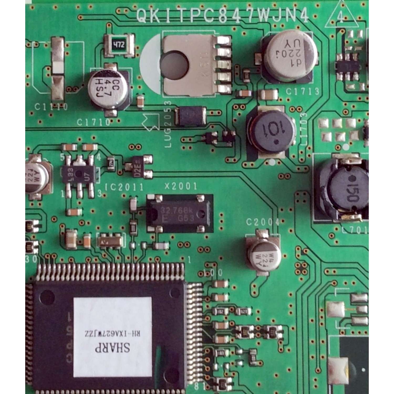 MAIN / SHARP DUNTKC847FE09 / KC847DE / QKITPC847WJN4 / XC847WJ / MODELO LC-15S4U-S - Imagen 3