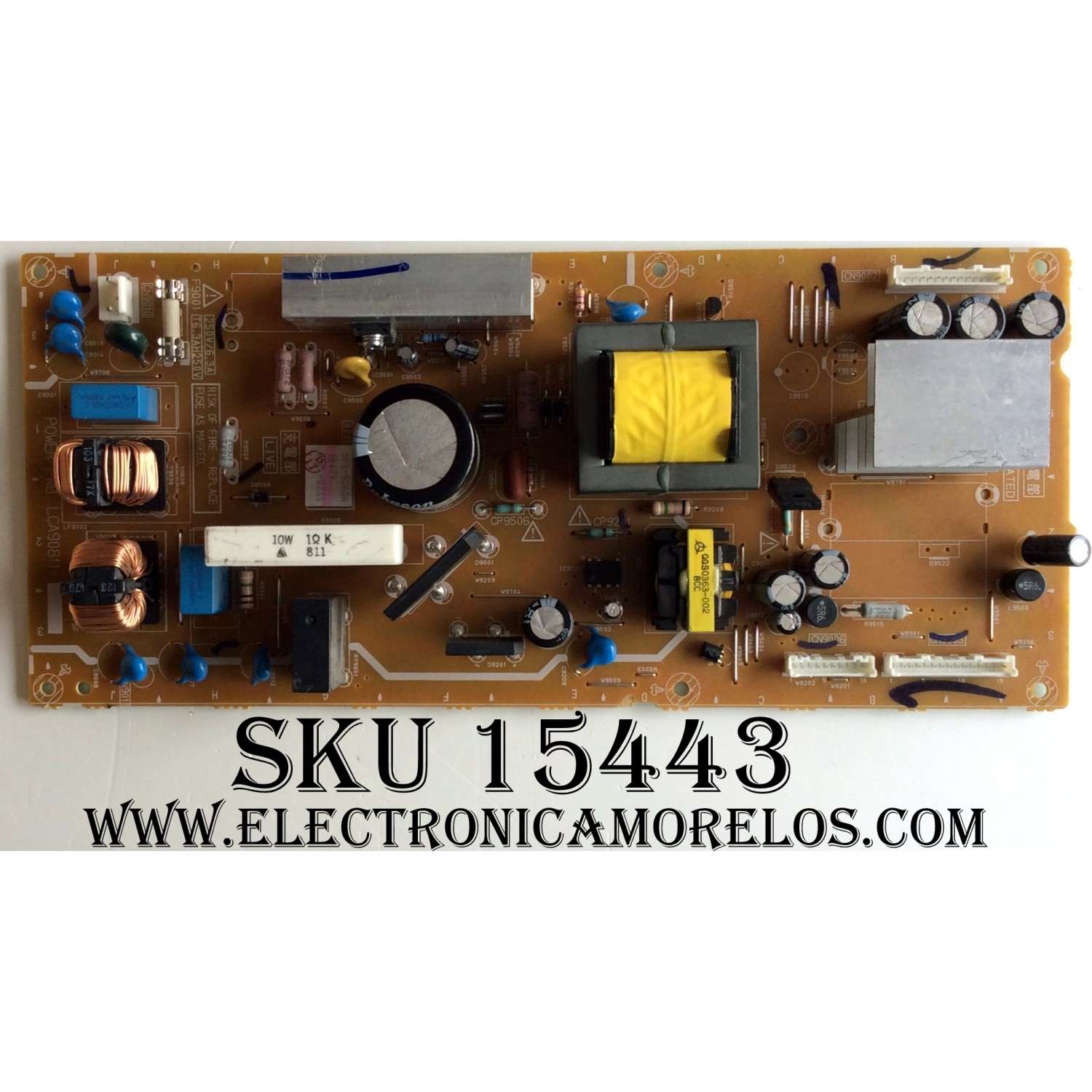 FUENTE DE PODER / JVC SFN-9063A-M2 / SFN-9063A / LCA90811 / LCB90811 / MODELOS LT-32E479S /  LT-32P679S / LT-32EM49V / LT-32EM49S / LT-32E479SB / LT-32P679SB / LT-32EM49VB / LT-32EM49SB / LT-32E479VB / LT-32P679V