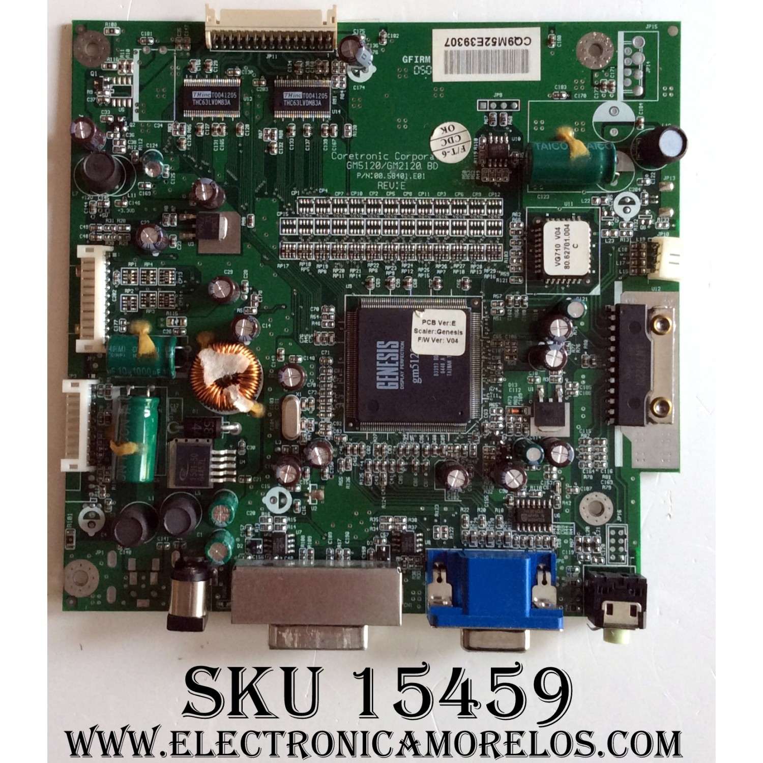 MAIN / GM5120/GM2120 BD / CQ9M52E39307 / VG710.V04 / PCB VER:E 