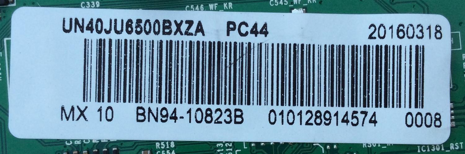 MAIN / SAMSUNG BN94-10823B / BN97-10836A / BN41-02344D / MODELO UN40JU6500BXZA	 - Imagen 2