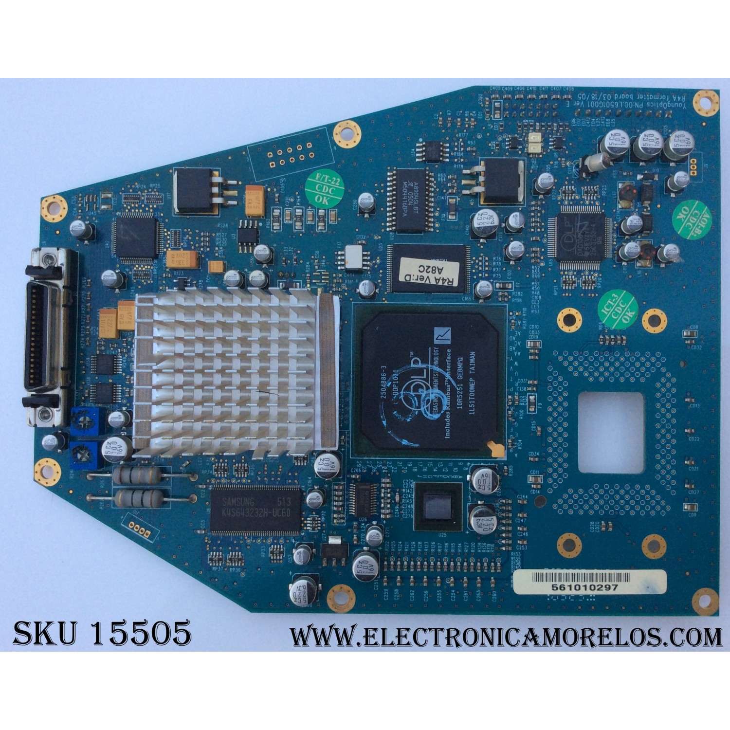 T-CON PARA TV SMART TV SONY / NUMERO DE PARTE 5575T15C05 / 75T15 C07 CTRL / 55.75T15.C05 / UT-55T15C05-02J-8213556-0002X-08 / PANEL HDAS075DTU02 / DISPLAY T750MVR01.1 / MODELO XBR-75Z8H / XBR75Z8H