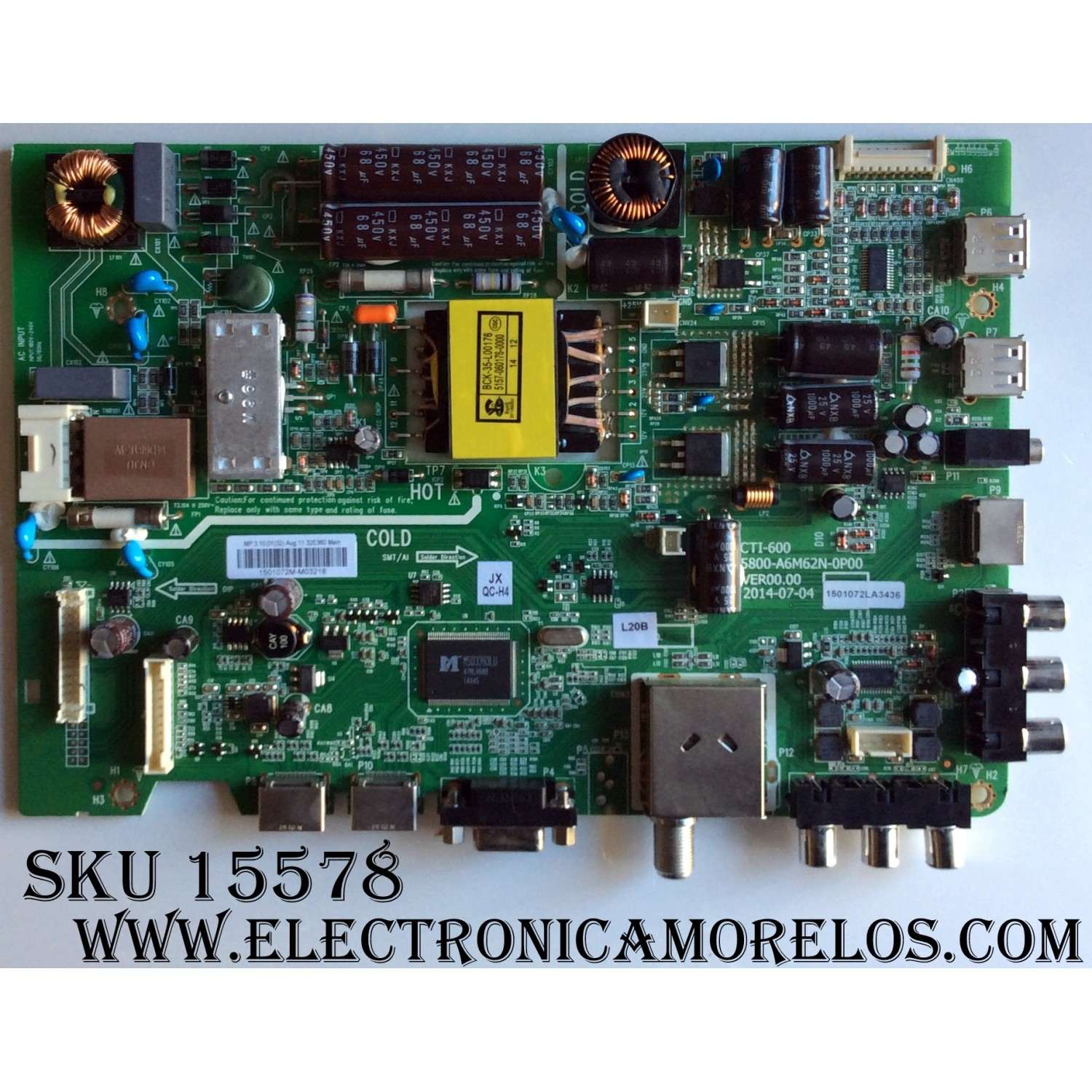 FUENTE DE PODER ORIGINAL PARA TV SONY / NUMERO DE PARTE 100442361 / B55D-37B / 1-004-423-61 / AC21162-7LF / AC21162  /PANEL YSCM065CC011 / BOEI650WQ1 / DISPLAY HV650QUB-F9K / MODELO KD-65X80K / KD65X80K / KD-65X80CK / KD65X80CK / KD-65X77CL / KD65X77CL