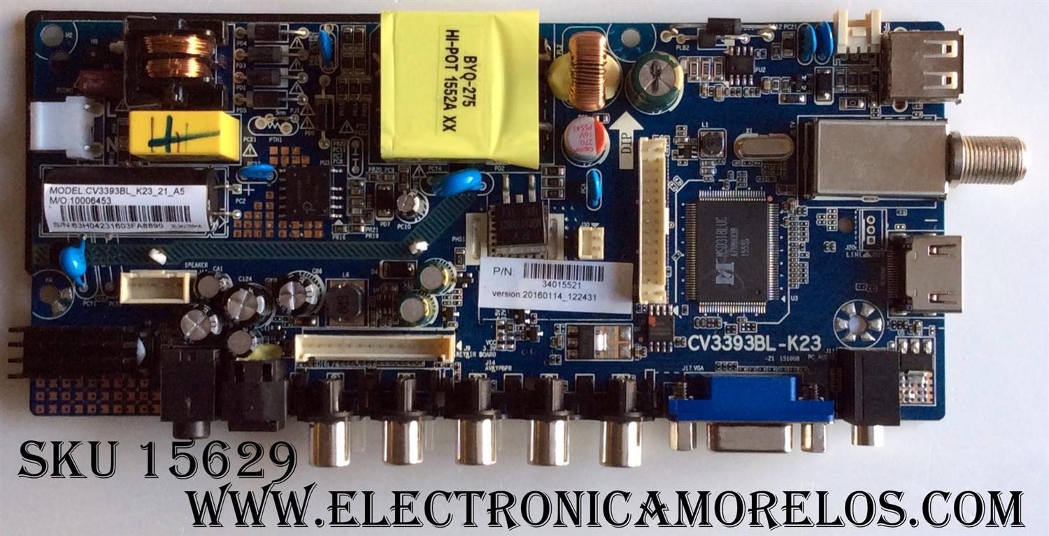 MAIN / FUENTE / (COMBO) / ELEMENT 34015521 / CV3393BL-K23 / 10006453 / CV3393BL-K23_212_A5 / 20160114_122431 / PANEL HV236WHB-N00 (A) HD / MODELO ELEFW248