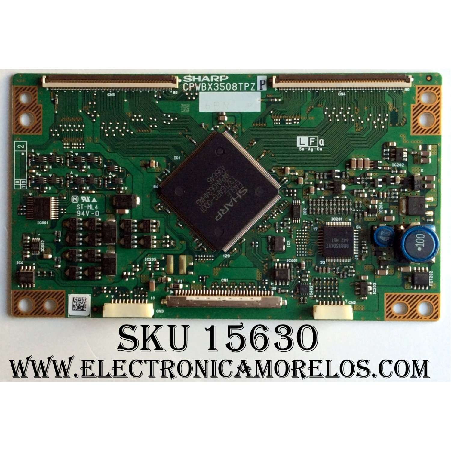 T-CON / SHARP CPWBX3503508TPZP / PANEL´S LK315T3LZ50Z / LK315T3LZ4BX / MODELO LC-C3242U