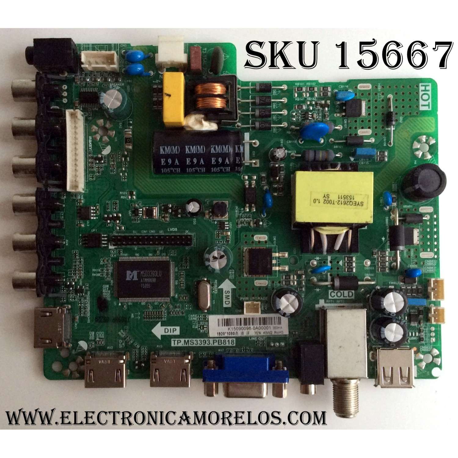 MAIN / FUENTE / (COMBO) / K15090098 / TP.MS3393.PB818