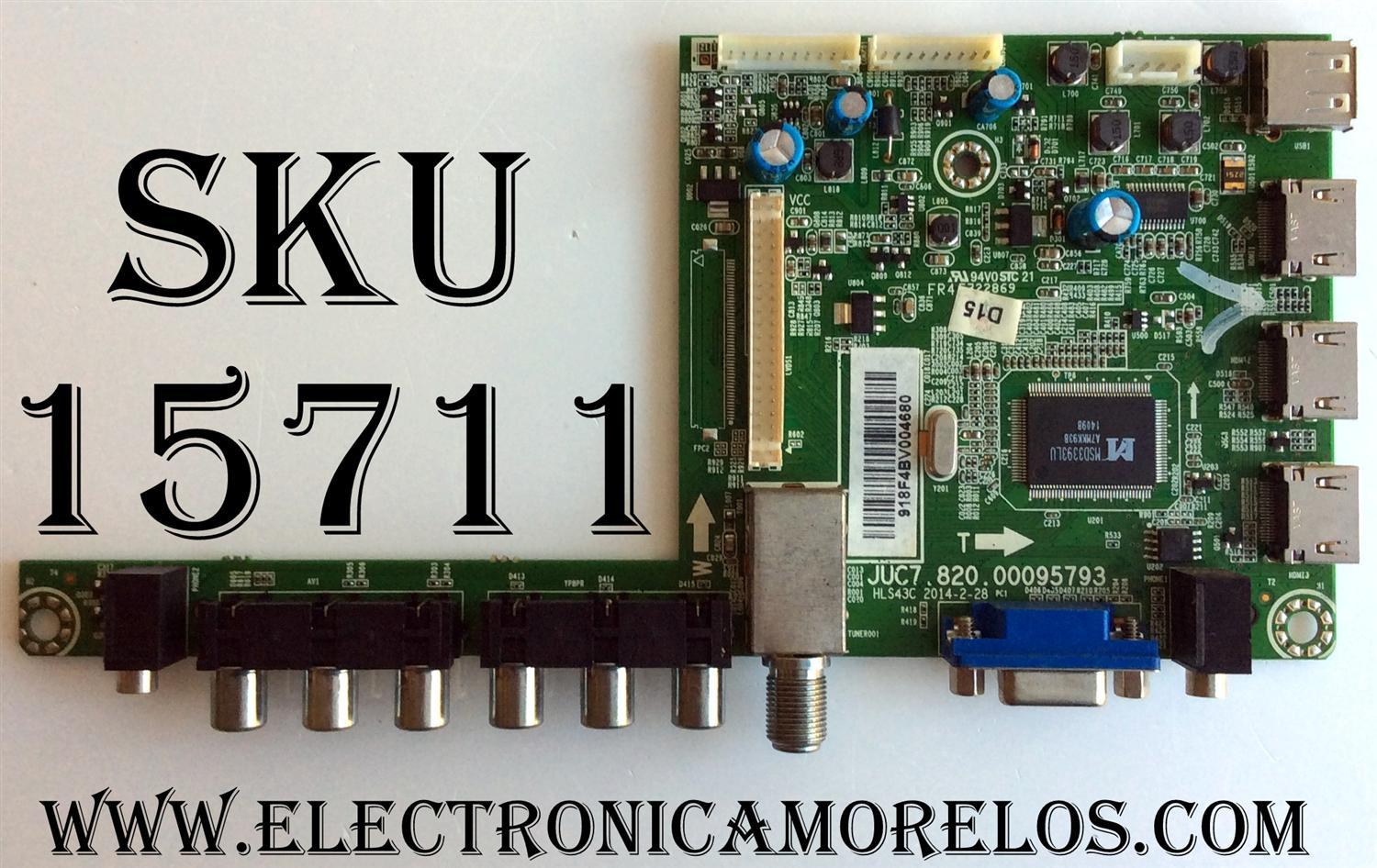 MAIN HITACHI / 918F4B / JUC7.820.00095793 / HLS43C / 918FV4BV / MODELO LE42H508