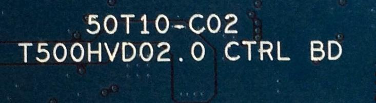 T-CON / WESTINGHOUSE / ELEMENT 5550T15C02 / 55.50T15.C02 / 50T10-C02 / T500HVD02.0  / SUSTITUTA 55.50T10.C01 / PANEL T500HVD02.0  / MODELOS ELST5016S E6A0M / ELEFT506 M5A3M / ELEFW504A / ELEFW505 / DWM50F3G1 TW-77601-A050F / DWM50F3G1 TW-77521-C050D  - Imagen 2