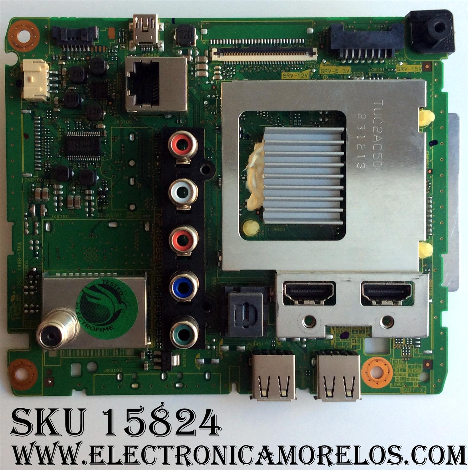 MAIN PANASONIC / TNP4G569UA / TNP4G569 / TNP4G569 1 A / MODELO TC-50AS530U
