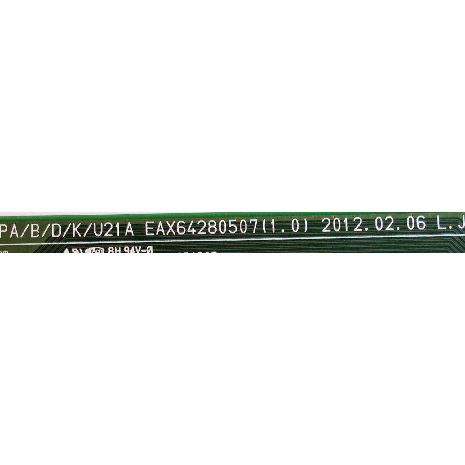 MAIN LG / EBT61855005 / EAX64280504 (1.0) / MODELOS 60PA6500-UA AUSLLHR / 60PA6550-UF AUSLLHR / PANEL PDP60R40000 - Imagen 2
