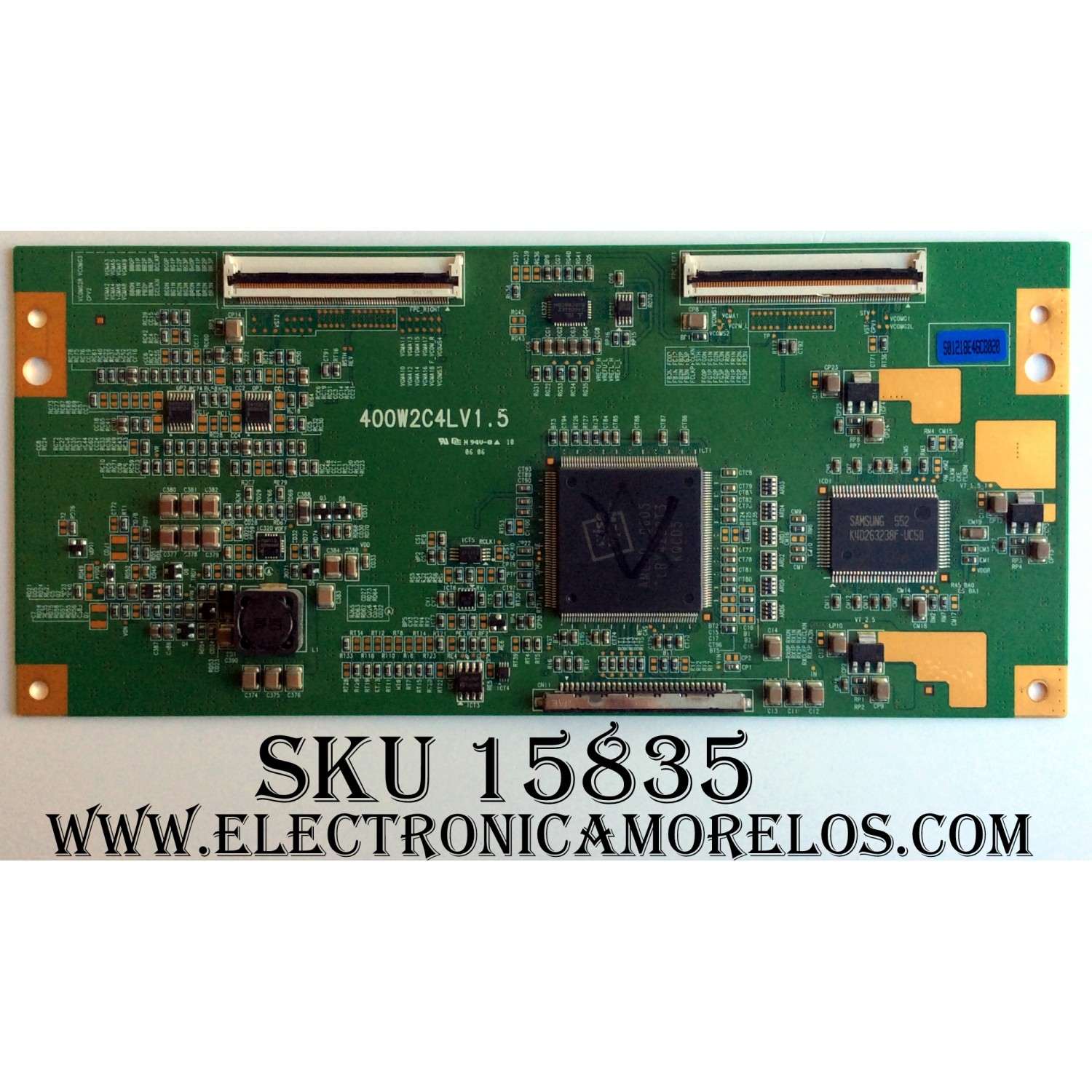 T-CON / SAMSUNG / JVC / HAIER / LJ94-01218E / 400W2C4LV1.5 / SUSTITUTAS LJ94-01218D / LJ94-01218F / PANEL´S LTA400WS-LH1 0T0 / LTA400WS-L02 / MODELOS LNS4092DX / XAA / HLH406BB / LT-40X667