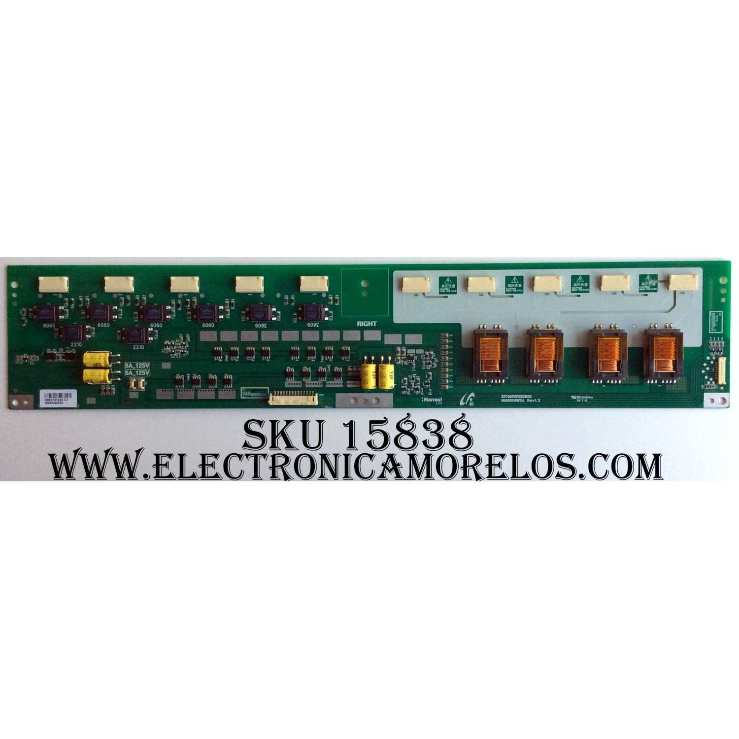 BACKLIGHT RIGHT / SAMSUNG / JVC HI40024W2A / HI40024W2A-R / SIT400WD20B00 / PANEL LTA400WS-L02 / MODELOS LNS4092DX / XAA / LT-40X667 / LT-40X787