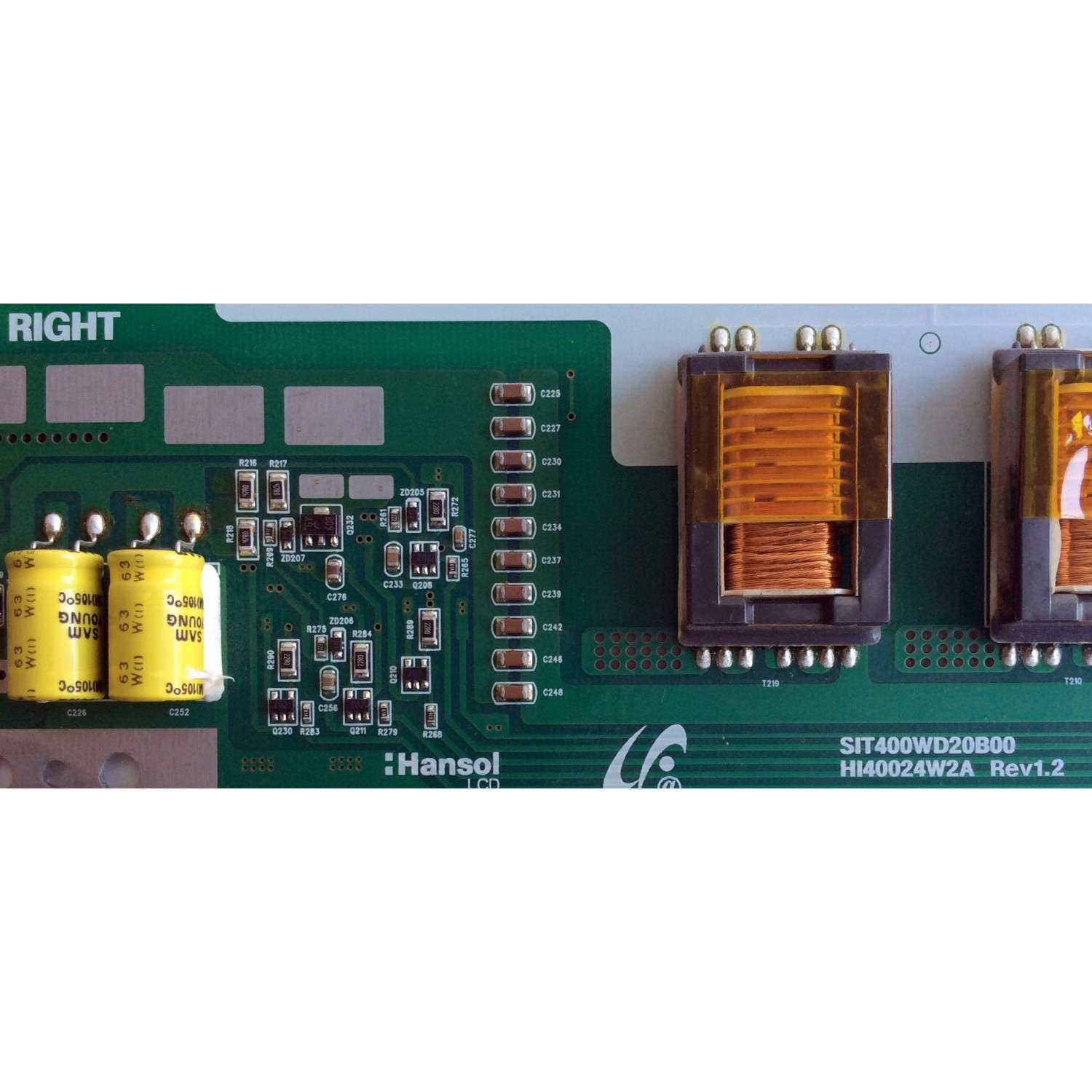 BACKLIGHT RIGHT / SAMSUNG / JVC HI40024W2A / HI40024W2A-R / SIT400WD20B00 / PANEL LTA400WS-L02 / MODELOS LNS4092DX / XAA / LT-40X667 / LT-40X787 - Imagen 2