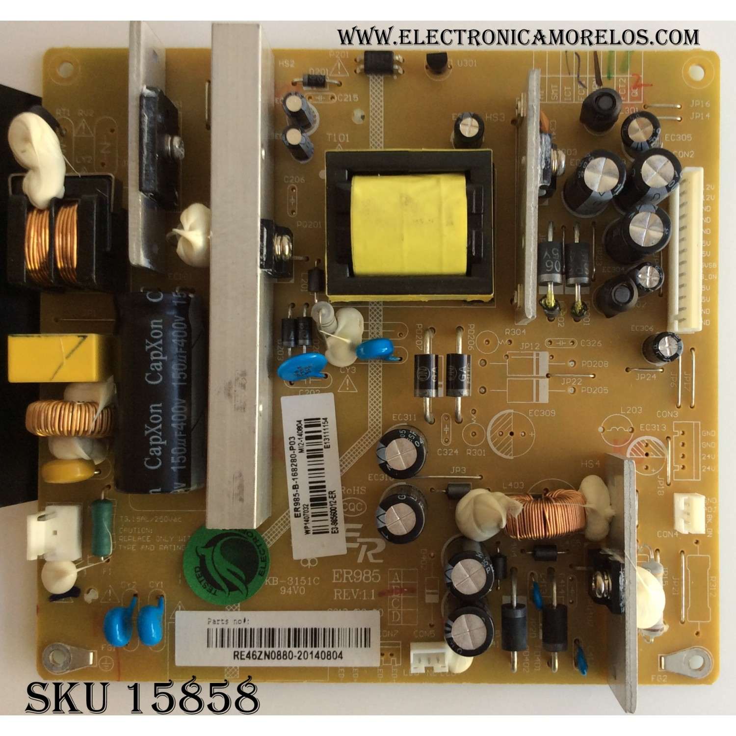 FUENTE DE PODER / RCA RE46ZN0880 / ER985-B / WP1407032 / MODELO LED40HG45RQ	
