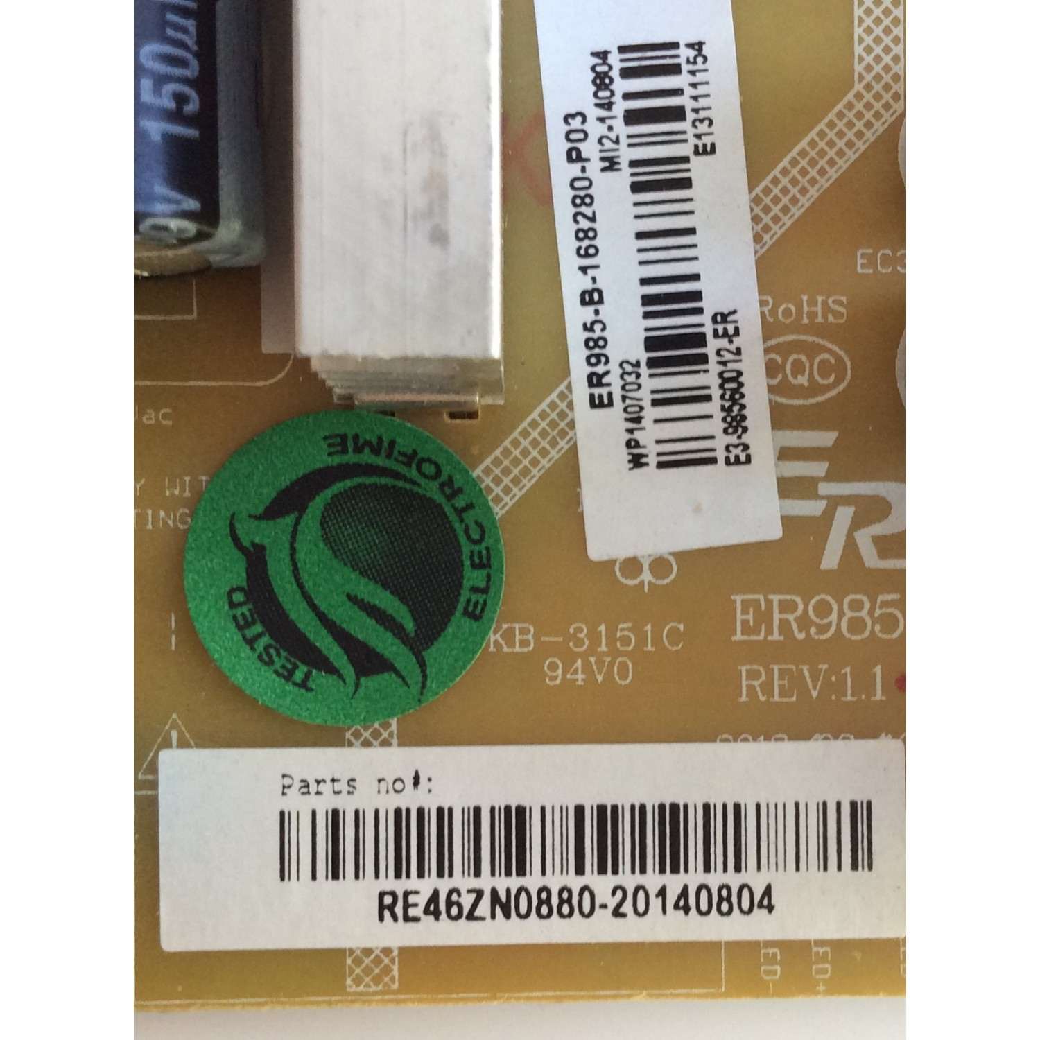 FUENTE DE PODER / RCA RE46ZN0880 / ER985-B / WP1407032 / MODELO LED40HG45RQ	 - Imagen 2
