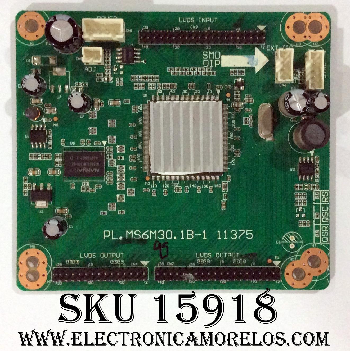 DRIVER RCA / A12102529 / PL.MS6M30.1B-1 11375 / RE3342B058-A1 / E214887 / QSC / MODELO LED46C45RQ / PANEL LSC460HJ02-QYE / LSC460HW01