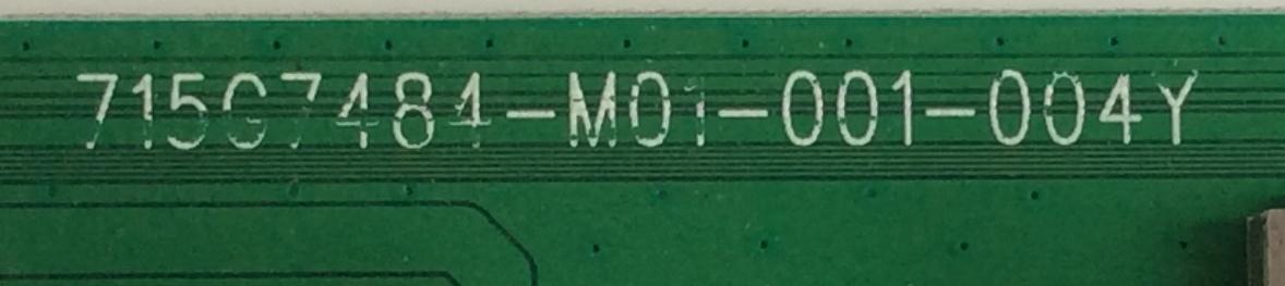 MAIN / VIZIO GXFCB02K035 / GXFCB02K035020X / 756TXFCB02K0350 / 715G7484-M01-001-004Y / CBPFF7AKA2 / MODELO E55-C1 LTCWSHBR	 - Imagen 2