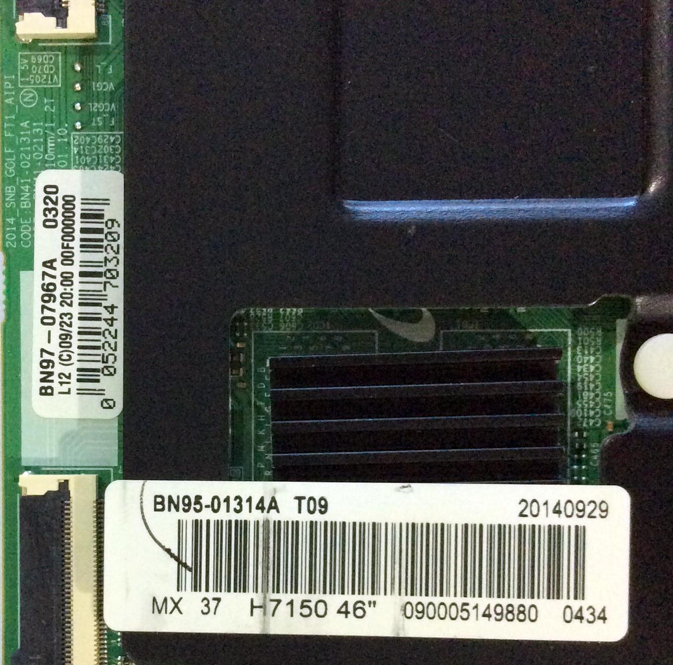 T-CON / SAMSUNG BN95-01314A / BN97-07967A / BN41-02131A / PANEL CY-SH046DSLV4H / MODELO HG46NC890XFXZA TS01	 - Imagen 2