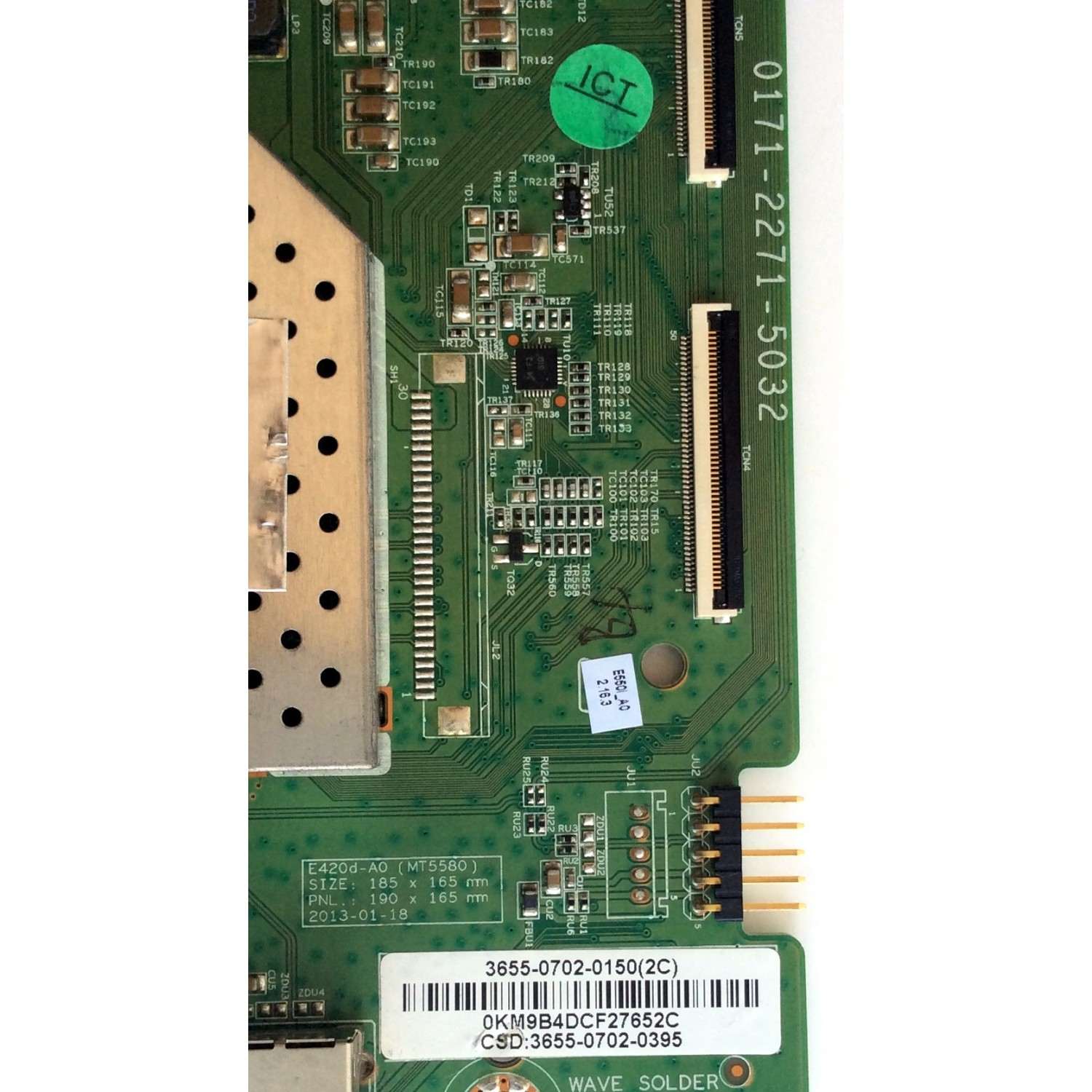 MAIN PARA TV VIZIO / NUMERO DE PARTE 3655-0702-0150 / 0171-2271-5032 / 3655-0702-0395 / 365507020150 / PANEL LC550DUG (JF)(R1) / MODELOS E550I-A0 LATKOQBP / E550I-A0 LAQKOQBP / E550I-A0 LAUKOQBP / E550I-A0 LATKPOQBP - Imagen 3