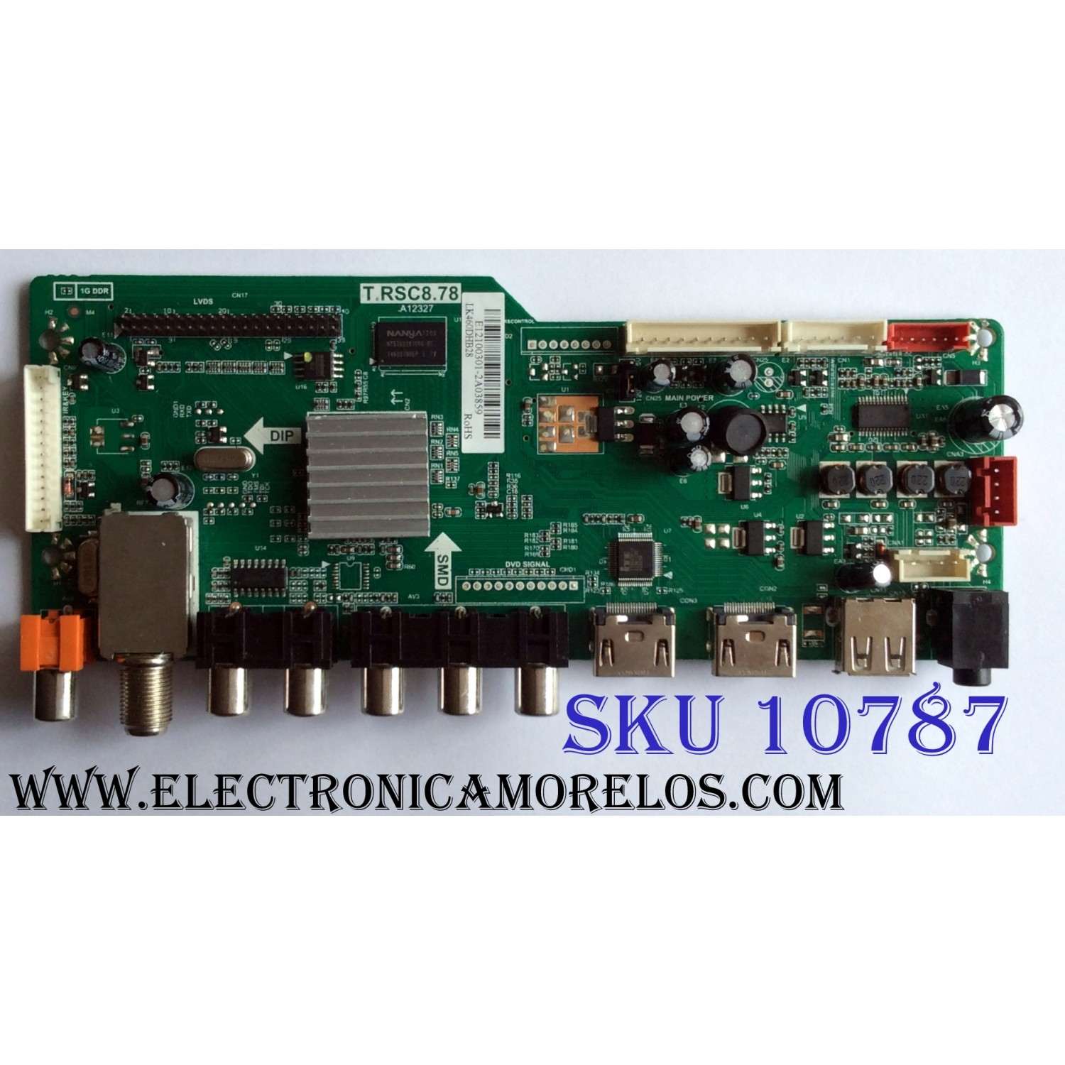 MAIN / RCA 46RE010C878LNA0-B1 / T.RSC8.78 / RE010C878LNA0 / 20121013141516 12V a1 / E12100301 / 20121013141516 / PANEL´S LK460D3HA54-QYL / LK460DHB28 / MODELO LED46C45RQ