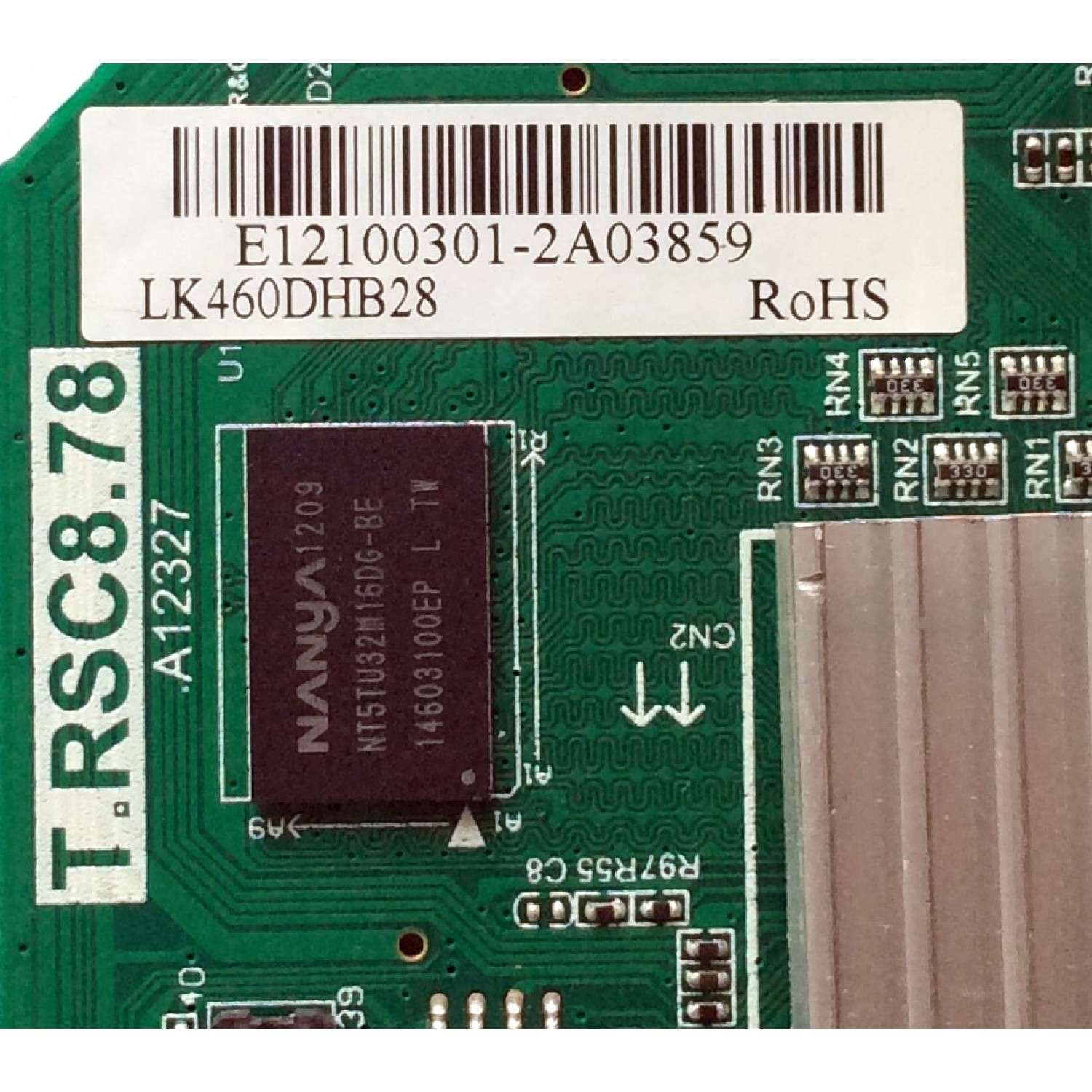 MAIN / RCA 46RE010C878LNA0-B1 / T.RSC8.78 / RE010C878LNA0 / 20121013141516 12V a1 / E12100301 / 20121013141516 / PANEL´S LK460D3HA54-QYL / LK460DHB28 / MODELO LED46C45RQ - Imagen 2