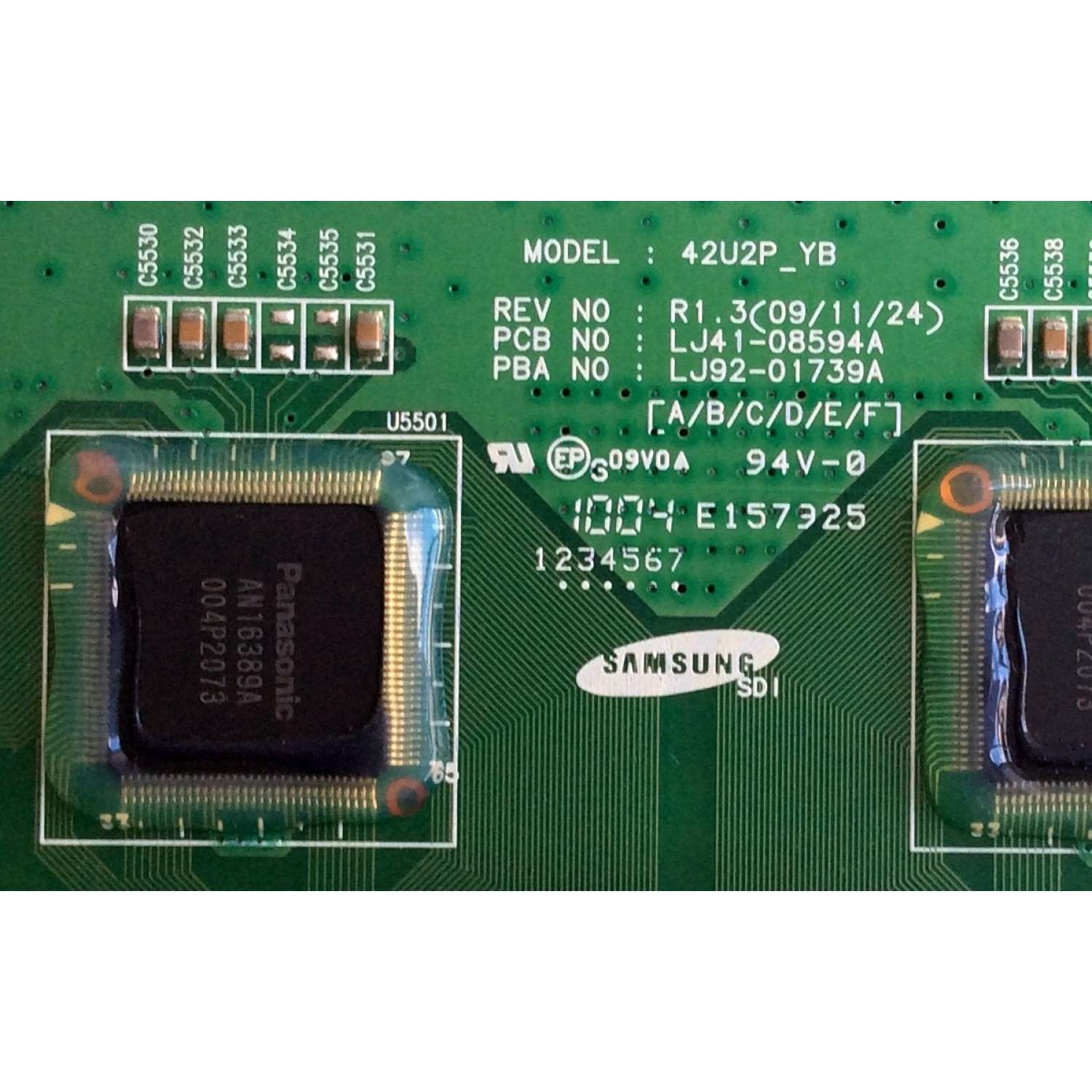 BUFFER / SAMSUNG BN96-13070A / LJ92-01739A / LJ41-08594A / PARTES SUSTITUTAS LJ92-01739B / LJ92-01739C / LJ92-01739D / PANEL S42AX-YD13 / S42AX-YB09 / MODELOS PN42C450B1DXZA / PS42C450B1WXXU / PN42C430A1DXZA / NS-42P650A11 - Imagen 2