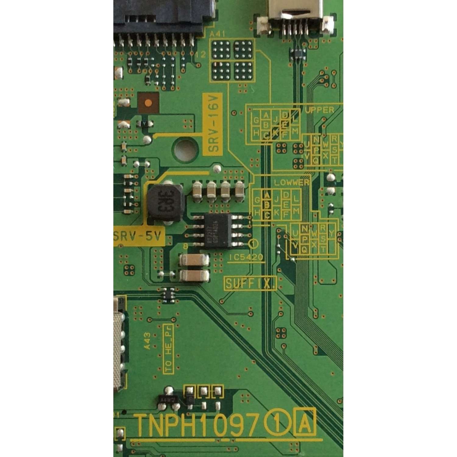 MAIN / PANASONIC /  TNPH1097UA / TNPH1097 / TNPH1097 1A / MODELO TC-58AX800U / ((FAVOR DE CHECAR A DETALLE EL SUFFIX))	 - Imagen 2