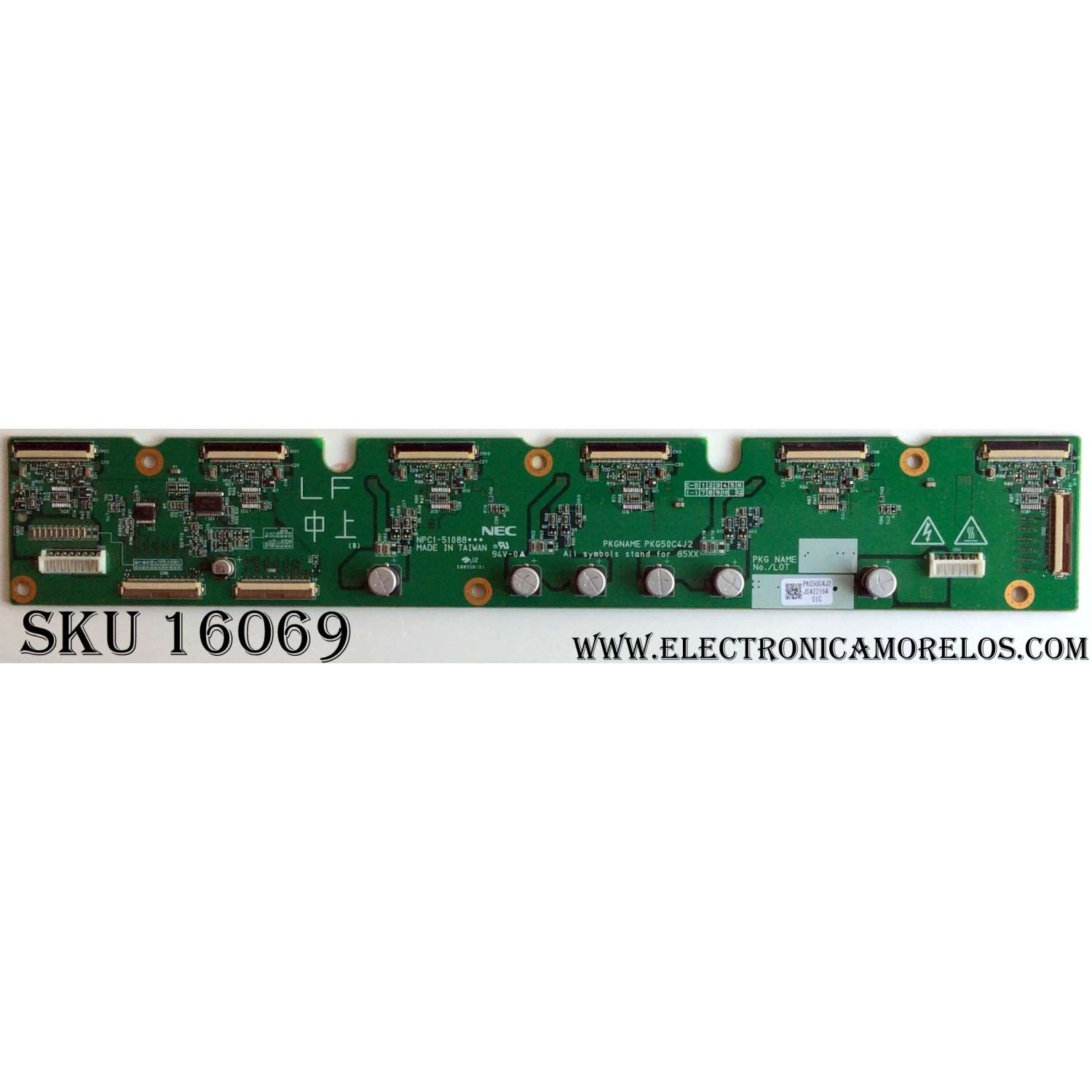 MAIN PARA TV LG / NUMERO DE PARTE EBT66203301 / EAX69054801 / 66203301 / EAX69054801(1.0) / PANEL NC550DQG-AAHX1 / MODELO 55UT640S0UA / 55UT640S0UA.BUSYLKR
