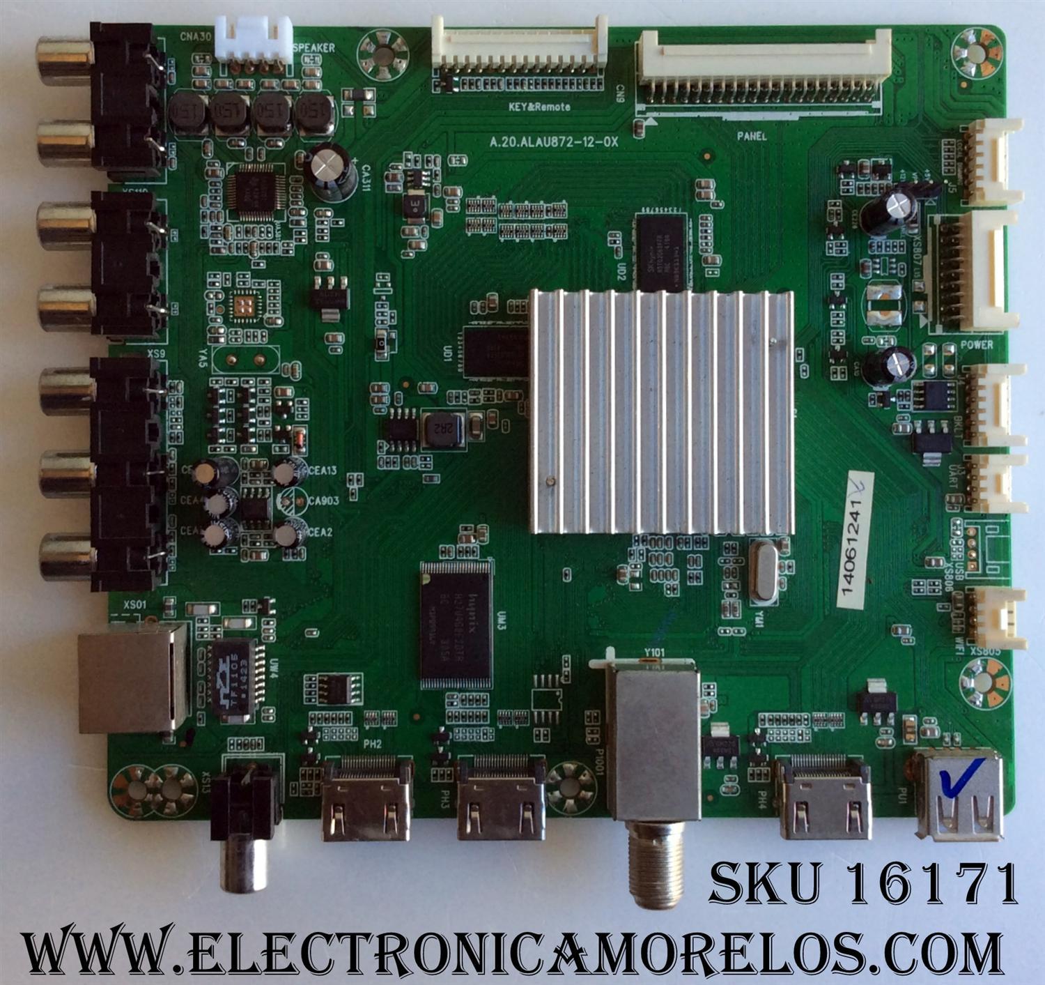MAIN / RCA RE0110872LNA0-B1 / A.20.ALAU872-12-0X / D042101/14MK / RE0110872LNA0 / PANEL LK315T3HB87-12V / MODELO SLD32A30RQ