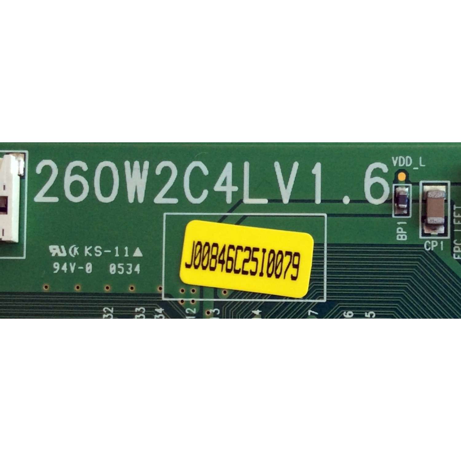 T-CON / JVC LJ94-00846C / 260W2C4LV1.6 / PANEL LTA260W2-L07 / MODELOS LT-26X466 / LT-26X506 - Imagen 2
