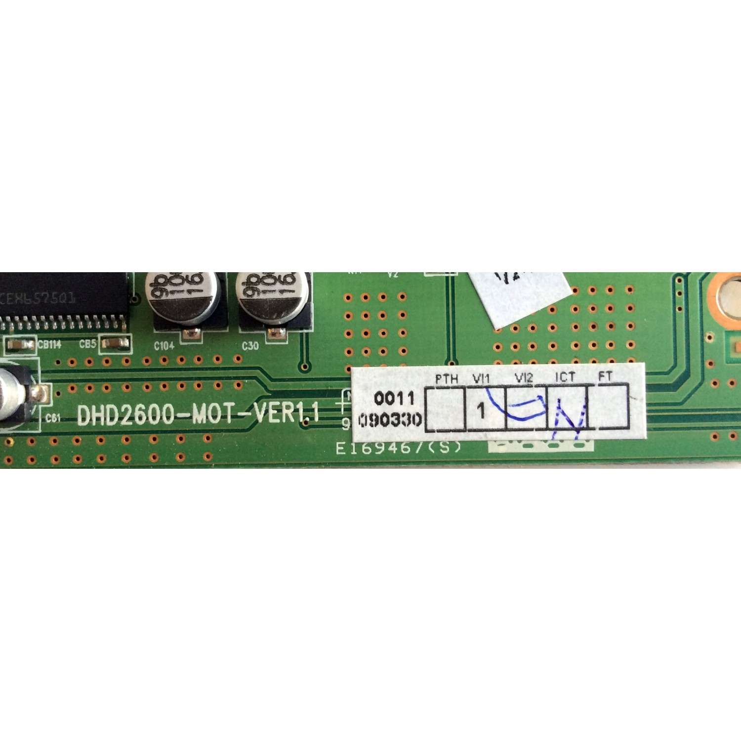 TARJETA DIGITAL / INSIGNIA DHD2600-M0T-VER1.1 / DHD2600-MOT-VER1.1 / DHD2600-MOT / E22416 / DHD2600MOT / VER 1.1 / PANEL V260B1-L01 REV.C1 / MODELO NS-LTDVD26 - Imagen 4