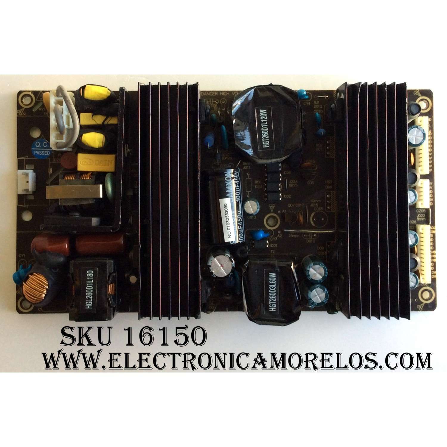 FUENTE DE PODER / INSIGNIA DTV260D.PCB / CQC05001013349 / REV4 / MODELO NS-LTDVD26