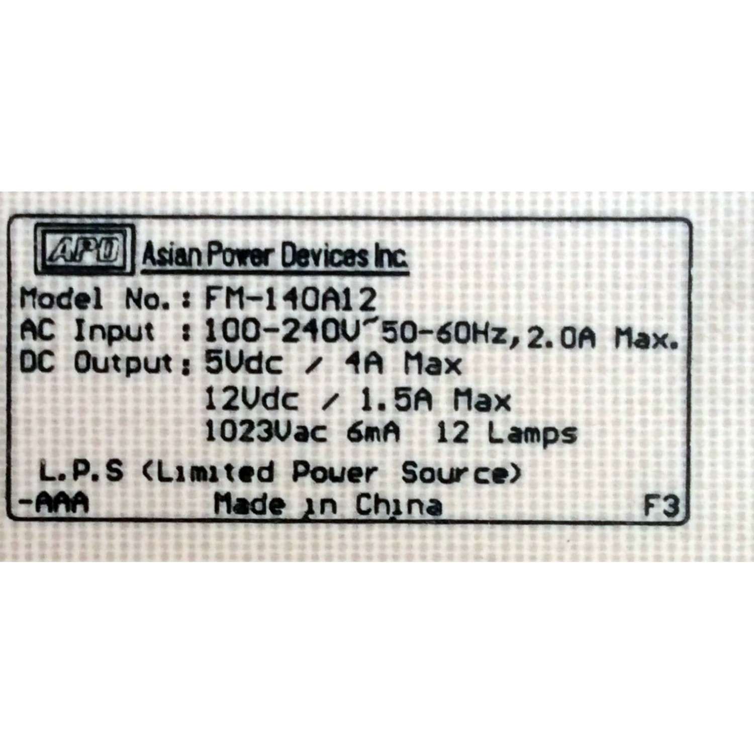 FUENTE / BACKLIGHT INVERTER / WESTINGHOUSE 27-D018601 / FM-140A12 / 098-39006-05 / MODELO L2610NW - Imagen 4