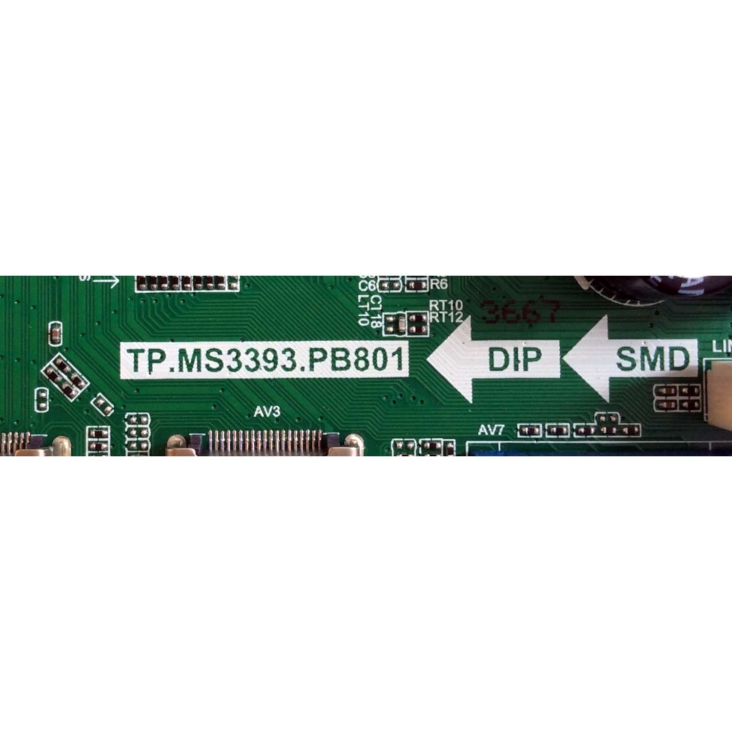 MAIN / FUENTE (COMBO) / ELEMENT SY15416 / TP.MS3393.PB801 / 890-M00-06NC6 / L15113667 / PANEL T500HVN07.4 / MODELO ELEFT506 M5A3M - Imagen 3