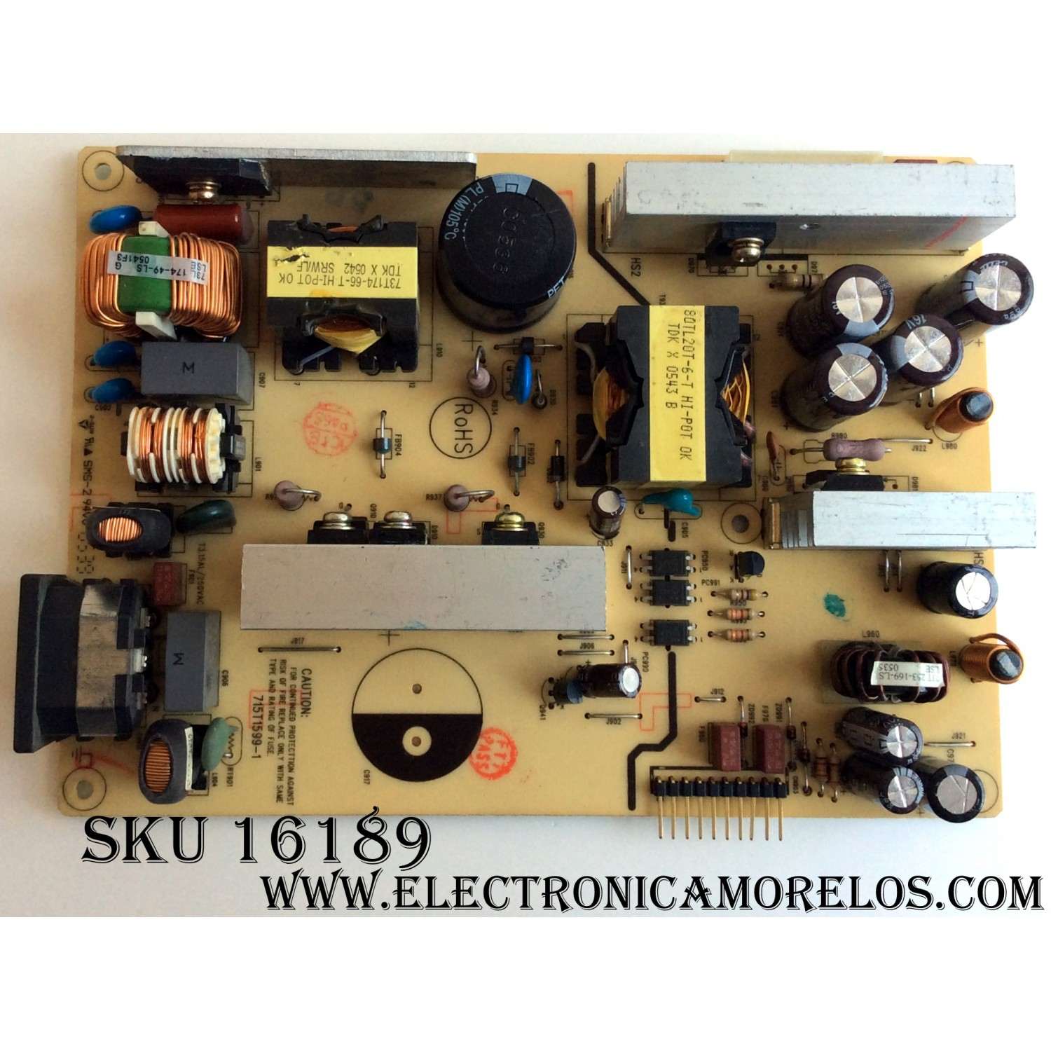 MAIN PARA MONITOR DELL / NUMERO DE PARTE 5E1GH01006 / 4H.1GH01.A10 / 71931L5E6Q / PANEL M240UAN01.0 / MODELO U2412Mb