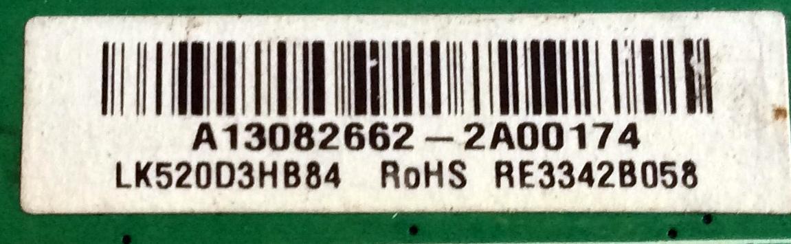  DRIVER  TCON / RCA A13082662 / PL.MS6M30.1D-1 13222 / RE3342B060-A1 / 111221152104 / PANEL LK520D3HB84 / MODELO ¨52¨ - Imagen 3