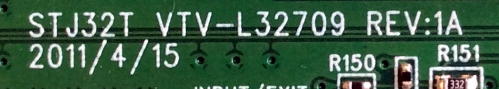 MAIN ORIGINAL PARA TV TOSHIBA / NUMERO DE PARTE 431C3J51L42 / 461C3J51L42 / 75026847 / STJ32T / 461C3J51L42 REV:1E TJ32T / VTV-L32709 REV:1A / STJ32T VTV-L32709 REV:1A / PANEL LTA320AP05 D02 / MODELO 32C110U1 - Imagen 3