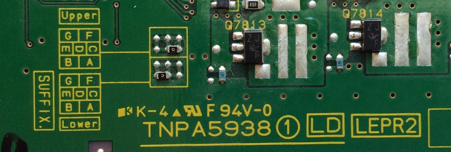 LED DRIVER / PANASONIC TNPA5938AB / TNPA5938 / TNPA59381LD / MODELO TC-65AX900U / PANEL PAV6531 - Imagen 2