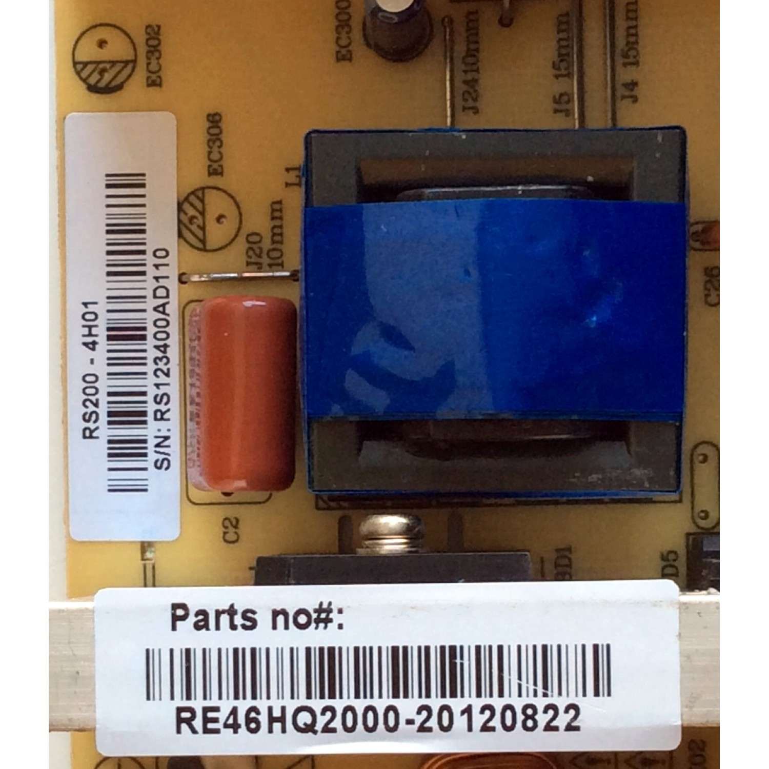 FUENTE DE PODER / RCA RE46HQ2000 / RS200-4H01 / RS123400A / MODELO 40LA45RQ / 42LB45RQ - Imagen 2
