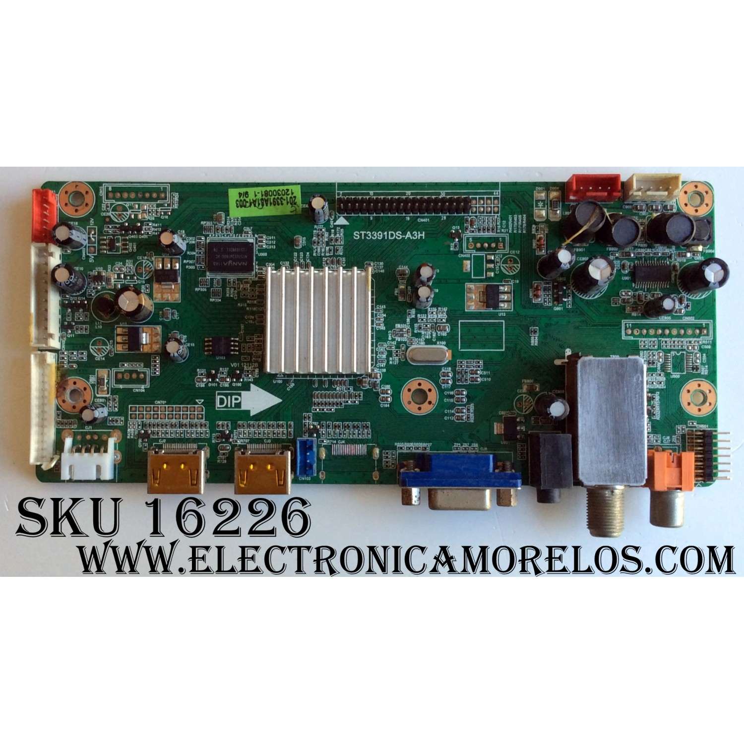 MAIN / CRAIG 201-3391A31A1-003 / ST3391DS-A3H / MODELO CLC512	