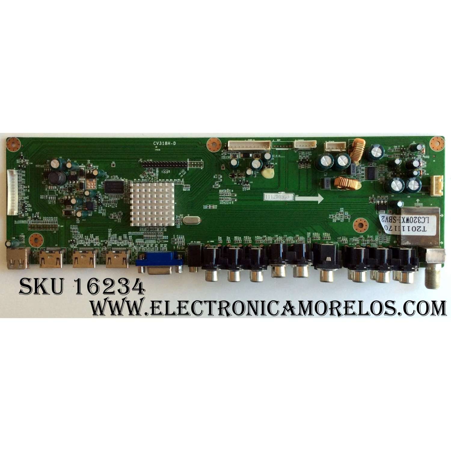 MAIN / SEIKI 1111H1613 / CV318H-D / 1112R0359 / 1.03.67.05101 / PANEL LTA400HM17 / MODELO SC402TT 	