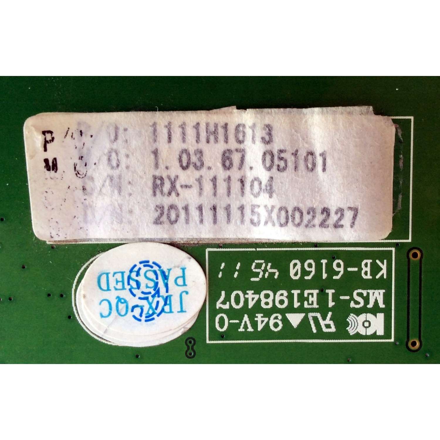 MAIN / SEIKI 1111H1613 / CV318H-D / 1112R0359 / 1.03.67.05101 / PANEL LTA400HM17 / MODELO SC402TT 	 - Imagen 3