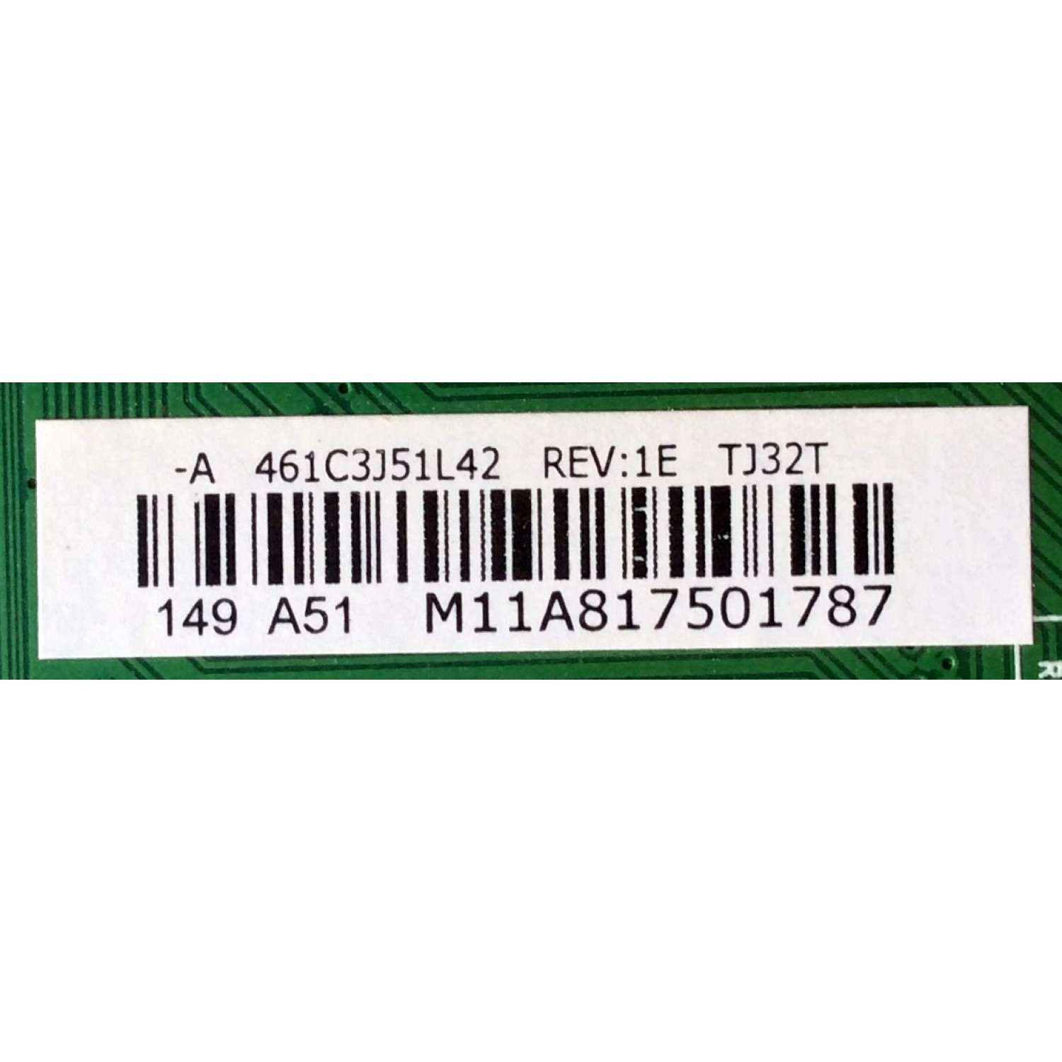 MAIN ORIGINAL PARA TV TOSHIBA / NUMERO DE PARTE 431C3J51L42 / 461C3J51L42 / 75026847 / STJ32T / 461C3J51L42 REV:1E TJ32T / VTV-L32709 REV:1A / STJ32T VTV-L32709 REV:1A / PANEL LTA320AP05 D02 / MODELO 32C110U1 - Imagen 4