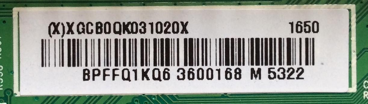 MAIN / SHARP XGCB0QK031 / (X)XGCB0QK031020X / 715G7228-M01-002-004Y / MODELO LC-32LB481U / PANEL TPT315B5-HVN05.A REV:S601B	 - Imagen 2