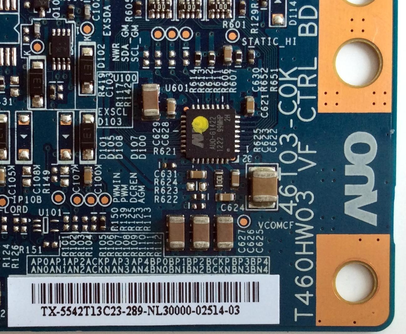 T-CON / INSIGNIA 55.42T13.C23 / 5542T13C23 / 46T03-C0K / T46HW03 / PANEL T420HW08.V9 / MODELO NS-42D240A13 - Imagen 2