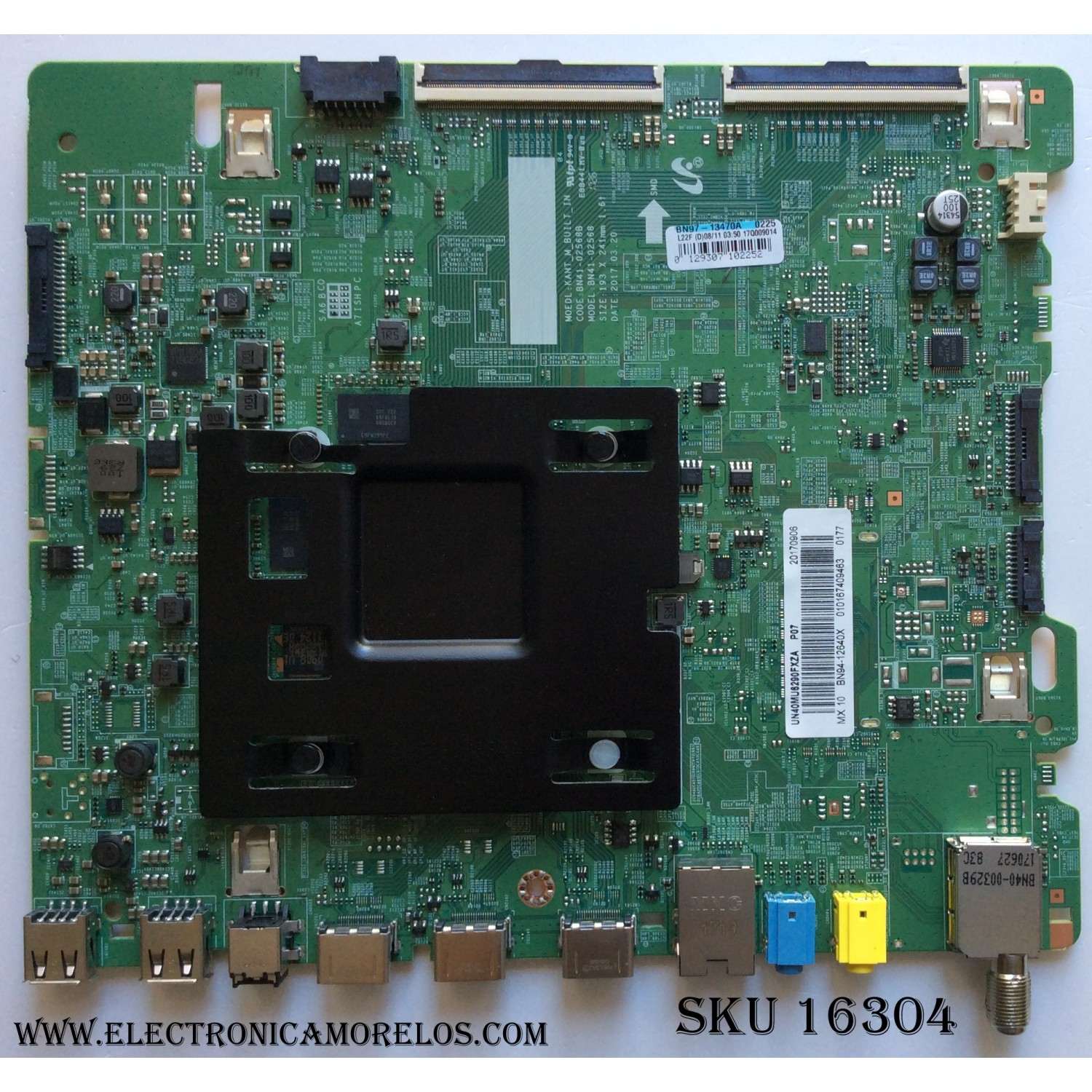 MAIN PARA TV SAMSUNG / BN94-12640X / BN41-02568B / BN97-13470A / PARTE SUSTITUTA BN94-12569A / PANEL CY-GK040HGLVCH / CY-GK040HGLV3H / DISPLAY BN96-39233A / LSF400FN05-L05 / MODELOS UN40MU6290 / UN40MU6290FXZA / UN40MU6290FXZA FA01 / UN40MU6290FXZA FB02